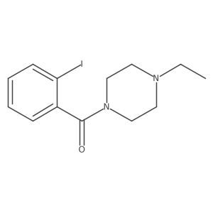 1-Ethyl-4-(2-iodobenzoyl)piperazine Structure