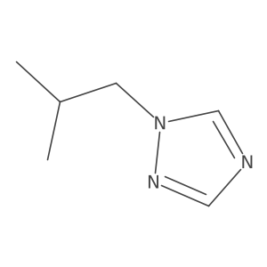 1-(2-methylpropyl)-1H-1,2,4-triazole结构式