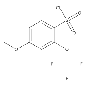 4-Methoxy-2-(trifluoromethoxy)benzene sulfonyl chloride Structure