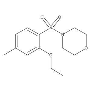 4-((2-Ethoxy-4-methylphenyl)sulfonyl)morpholine结构式