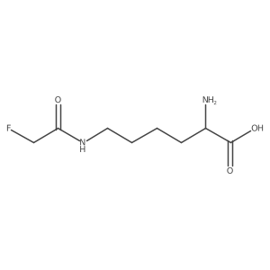 (2S)-2-amino-6-[(2-fluoroacetyl)amino]hexanoic acid Structure