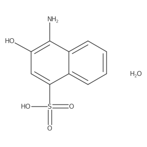 1-Amino-2-Naphthol-4-Sulfonic Acid Hydrate Structure