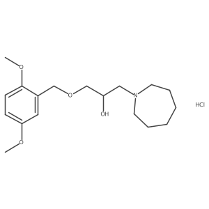 1-(Azepan-1-yl)-3-((2,5-dimethoxybenzyl)oxy)propan-2-ol hydrochloride结构式