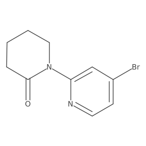 1-(4-Bromopyridin-2-YL)piperidin-2-one结构式