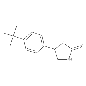 5-(4-Tert-butylphenyl)-1,3-oxazolidin-2-one Structure