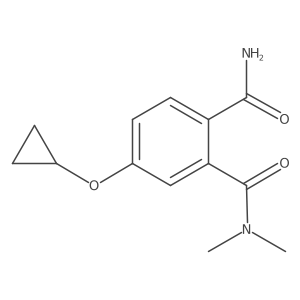 5-Cyclopropoxy-N1,N1-dimethylphthalamide结构式