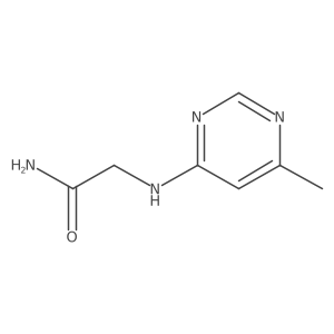 2-((6-Methylpyrimidin-4-yl)amino)acetamide Structure
