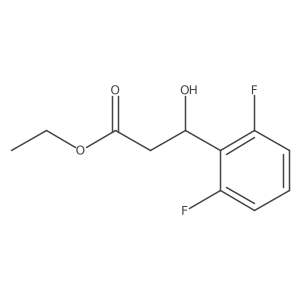 Ethyl 3-(2,6-difluorophenyl)-3-hydroxypropanoate结构式