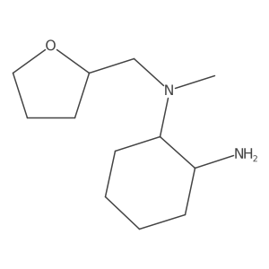 N1-Methyl-N1-(tetrahydro-2-furanylmethyl)-1,2-cyclohexanediamine Structure