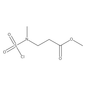 Methyl 3-[(chlorosulfonyl)(methyl)amino]propanoate Structure