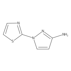 1-(1,3-thiazol-2-yl)-1H-pyrazol-3-amine Structure