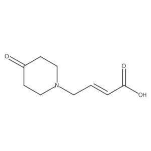 4-(4-Oxopiperidin-1-yl)but-2-enoic acid结构式