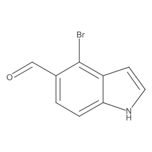 4-Bromo-1H-indole-5-carbaldehyde Structure