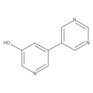 5-(Pyrimidin-5-YL)pyridin-3-OL Structure
