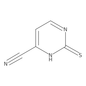 2-Mercaptopyrimidine-4-carbonitrile Structure