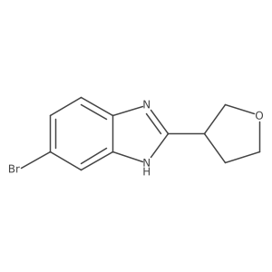 6-Bromo-2-(tetrahydrofuran-3-yl)-1H-benzo[d]imidazole Structure