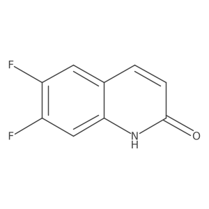 6,7-Difluoro-1,2-dihydroquinolin-2-one Structure