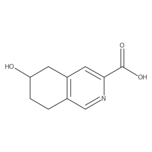 6-Hydroxy-5,6,7,8-tetrahydroisoquinoline-3-carboxylic acid Structure