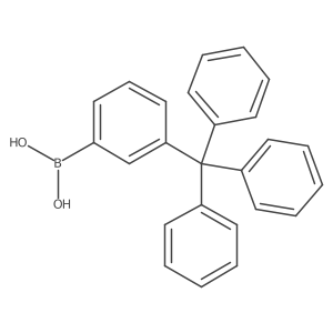 B-[3-(Triphenylmethyl)phenyl]boronic acid结构式