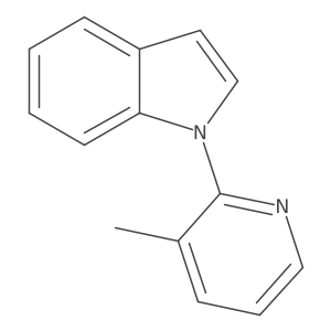 1-(3-Methylpyridin-2-yl)-1H-indole结构式