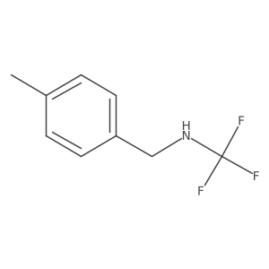 1,1,1-trifluoro-N-(4-methylbenzyl)methanamine结构式