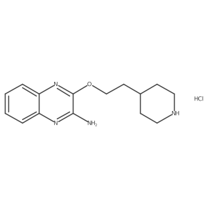 3-(2-(Piperidin-4-yl)ethoxy)quinoxalin-2-amine hydrochloride Structure