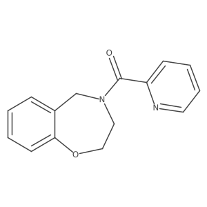 (2,3-dihydrobenzo[f][1,4]oxazepin-4(5H)-yl)(pyridin-2-yl)methanone Structure