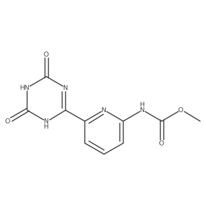 methyl N-[6-(4,6-dioxo-1H-1,3,5-triazin-2-yl)pyridin-2-yl]carbamate结构式