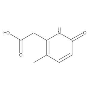 2-(3-Methyl-6-oxo-1,6-dihydropyridin-2-yl)acetic acid结构式