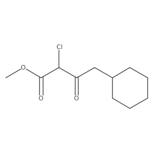 Methyl 4-cyclohexyl-2-chloro-3-oxobutyrate Structure