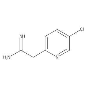 2-(5-Chloropyridin-2-yl)ethanimidamide结构式
