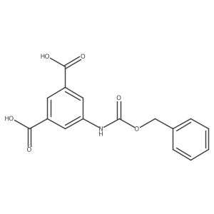 5-(((Benzyloxy)carbonyl)amino)isophthalic acid Structure