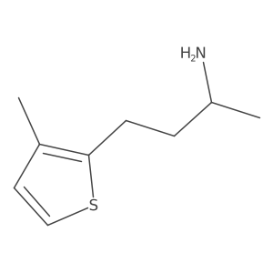 4-(3-Methylthiophen-2-yl)butan-2-amine结构式