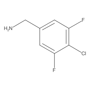 4-Chloro-3,5-difluorobenzylamine Structure