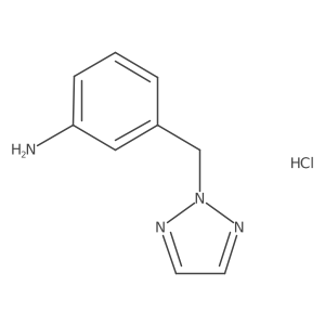 3-(Triazol-2-ylmethyl)aniline;hydrochloride Structure