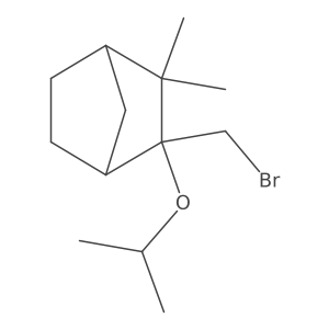 2-(Bromomethyl)-3,3-dimethyl-2-(propan-2-yloxy)bicyclo[2.2.1]heptane Structure