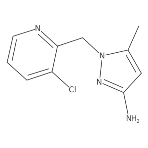 1-[(3-chloropyridin-2-yl)methyl]-5-methyl-1H-pyrazol-3-amine Structure