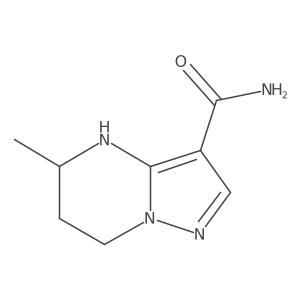 5-Methyl-4H,5H,6H,7H-pyrazolo[1,5-a]pyrimidine-3-carboxamide Structure