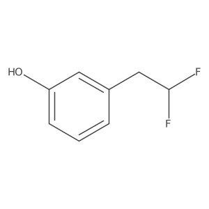 3-(2,2-Difluoroethyl)phenol结构式