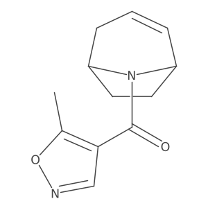 (1R,5S)-8-azabicyclo[3.2.1]oct-2-en-8-yl(5-methylisoxazol-4-yl)methanone Structure