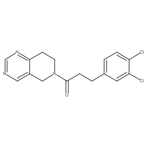 3-(3,4-dichlorophenyl)-1-(7,8-dihydropyrido[4,3-d]pyrimidin-6(5H)-yl)propan-1-one Structure