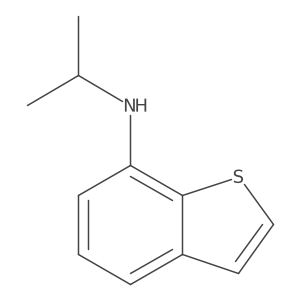 N-(Propan-2-yl)-1-benzothiophen-7-amine结构式