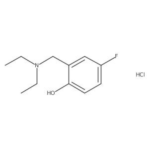 2-[(Diethylamino)methyl]-4-fluorophenol hydrochloride结构式