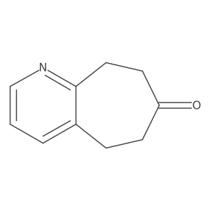 5H,6H,7H,8H,9H-Cyclohepta[b]pyridin-7-one结构式