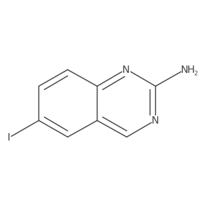 6-Iodoquinazolin-2-amine结构式
