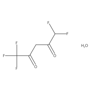 1,1,1,5,5-Pentafluoropentane-2,4-dione hydrate结构式
