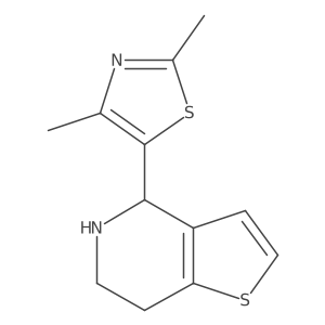 2,4-dimethyl-5-{4H,5H,6H,7H-thieno[3,2-c]pyridin-4-yl}-1,3-thiazole Structure