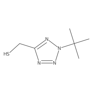 (2-tert-butyl-2H-1,2,3,4-tetrazol-5-yl)methanethiol Structure