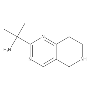 2-{5H,6H,7H,8H-pyrido[4,3-d]pyrimidin-2-yl}propan-2-amine结构式