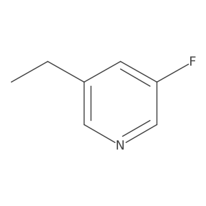 3-Ethyl-5-fluoropyridine结构式